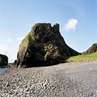 Canna, Coroghan (Coroghon) Castle. View from NE.
Digital image of C 45248 CN