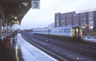 View from ESE looking up platform 3