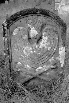 Gravestone of John Clea--- and Janet Begg, +1771.
Digital image of B 4388/17.
