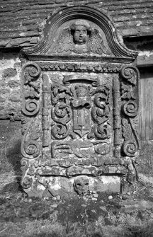 View of gravestone of Jas Bruce, 1749.
Digital image of AN/5833/5.