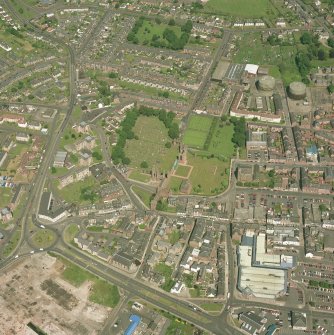 Arbroath Abbey, oblique aerial view, taken from SW.
Digital image of C 67692 CN