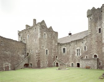 Doune Castle. Inside courtyard from South-East.
Digital image of A 7140 CN