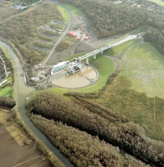 Aerial view of the Falkirk Wheel.
Digital image of E 11461 CN