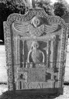 Monikie Churchyard.
Digital image of headstone, The Ribson Children, 1765.
