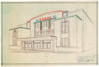 Perspective elevation.
Scanned image of E 33744 CN.