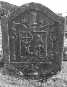 Kilmun Churchyard.
Headstone, Christian Hoor, 1772.
Digital image of C 23433/4
