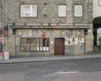 View of The Blue Blanket, 232 Canongate, Edinburgh, from North.
Now the Canons' Gait.