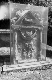 Lyne Churchyard.
Headstone for Janet Veitch, 1712.
Digital image of B 4273/16