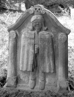 Headstone.
Digital image of PB 325
