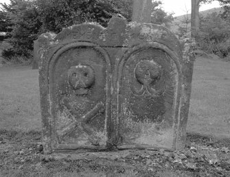 Kirkurd Churchyard.
Headstone for John Ritchie, 1703.
Digital image of B 4261/4