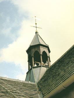 Fyvie Castle.
View of bell-cote.
Digital image of B 10774 CN