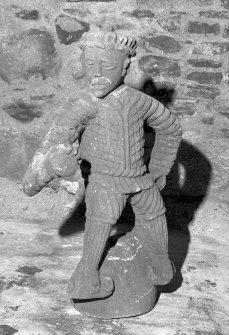 Fyvie Castle.
View of carved figure.
Digital image of B 7196