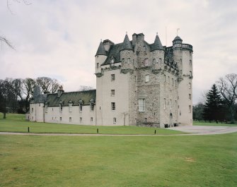 View of Castle Fraser, Aberdeenshire, from WSW.
Digital image of C 44101 CN