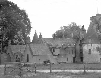 Castle Fraser. View of back portions from NW.
Digital image of AB 1327.
