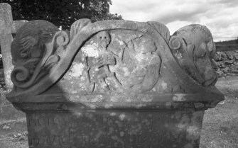 View of gravestone for David Tod (West face), dated 1756
Digital image of PT 11036/2