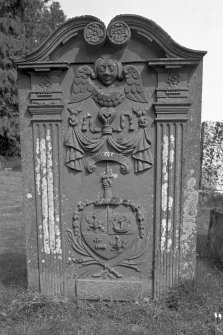 Kenmore, Kenmore Churchyard.
View of headstone of Archibald Marquis dated 1812.
