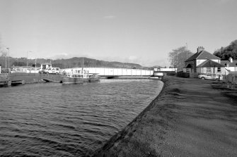 Inverness, Tomnahurich Swing Bridge over Caledonian Canal
General view of bridge from south east
Digital image D 64107