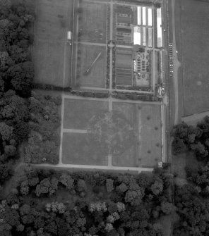 Scan of C/655. Aerial view of formal garden at Floors Castle.