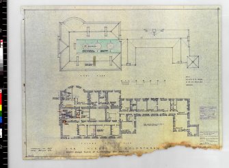 Plans showing alterations and additions to second floor and roof.
Scanned image of E 42416 CN.