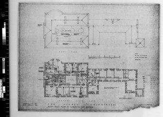 Plans showing alterations and additions to second floor and roof.
Scanned image of E 42502.
