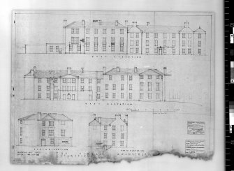 Elevations showing alterations.  
Scanned image of E 42501.