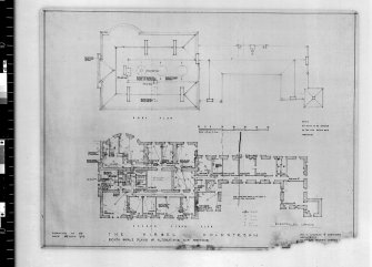 Plans showing alterations to second floor and roof.  
Scanned image of E 42403.