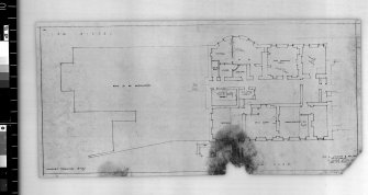 Ground floor plan.
Scanned image of E 42433.