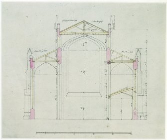 Transverse section with beam details
