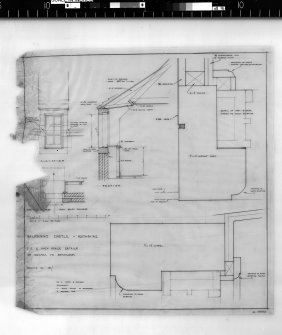 Details of dormer to bathroom.
Scanned image of E 35723.  
