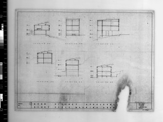 Dean Village Development.  
Sections.  
Scanned image of E 42709.