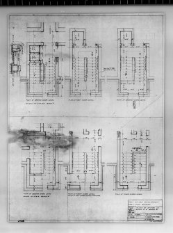 Dean Path Site including 8, 10, 10a, 14, 16 Dean Path.
Plans of stairs in blocks A and B. 
Scanned image of E 42740.