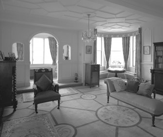 Interior-view of Drawing Room from North East.