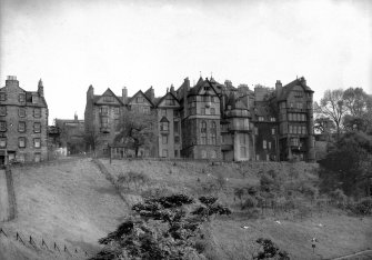 General view of Nos 1-10 from Princes Street Gardens.