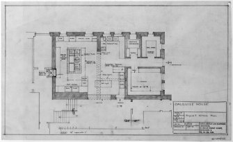 Plan of kitchen showing alterations.
Scanned image of E 48132.