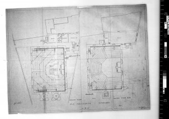 Floor plans including details of heating.  
Scanned image of E 48222.