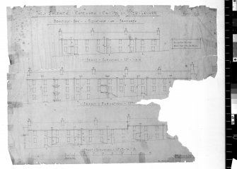 Elevations as proposed for the Gourock Ropework Company Limited.  
Scanned image of E 48161.