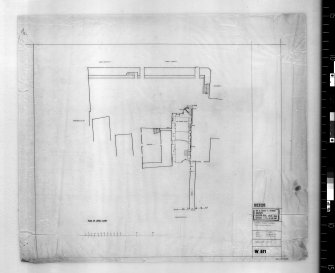 6 and 7 James Court.
Sketch survey plan.  
Scanned image of E 48151.  
