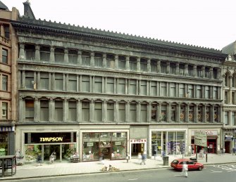 84 - 100 Union Street, Egyptian Halls
General view from West, including Timpson, Birthdays, Superdrug and Clydesdale