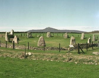 View of recumbent stone circle, Easter Aquhorthies.