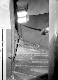Edinburgh, Orwell Place, Dalry House, interior.
View of stairs.
