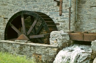 View from NE showing mill wheel.
Copy of 35 mm colour transparency.