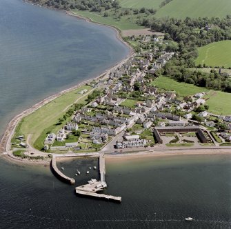 Aerial view of the town of Cromarty, taken from the NW.
