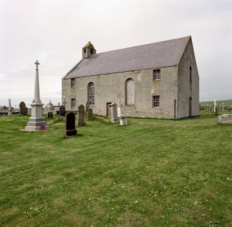 View from South East of St Peter's Kirk, Sandwick.