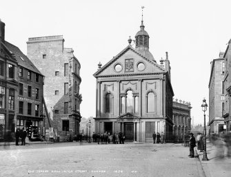 General view from South-West.
Insc: 'Old Trades Hall. High Street. Dundee. 1494. J.V'.