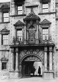 Scanned image of detail of North entrance gateway.