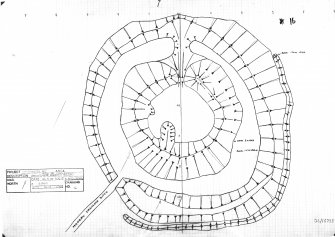 Scanned image of survey drawing.