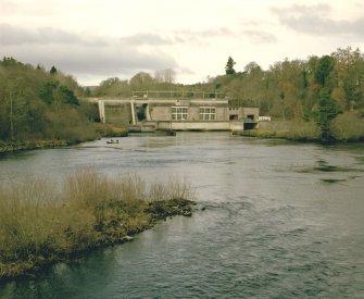 View from SE of dam and power station.