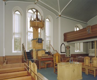 Interior: view of St Martins Parish Church from North East