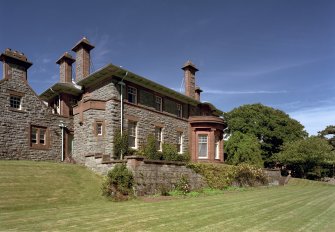 View from South West showing main house