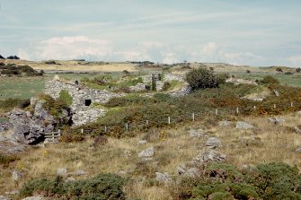 Copy of colour slide, Castle Haven, Borgue - general view from seaward direction.
NMRS Survey of Private Collection 
Digital Image Only